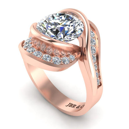 JBR Bypass Round Cut S925 Ring - JBR Jeweler