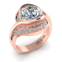 JBR Bypass Round Cut S925 Ring - JBR Jeweler