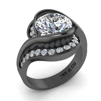 JBR Bypass Round Cut S925 Ring - JBR Jeweler