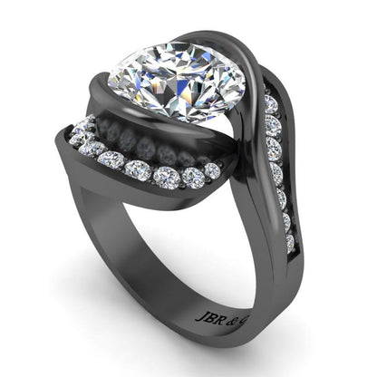 JBR Bypass Round Cut S925 Ring - JBR Jeweler