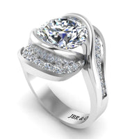 JBR Bypass Round Cut S925 Ring - JBR Jeweler