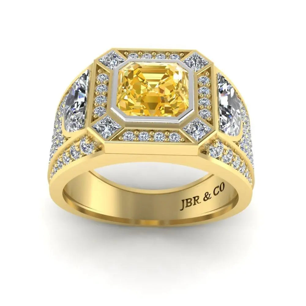JBR Cadillac Bling Wedding Ring In Sterling Silver - JBR Jeweler