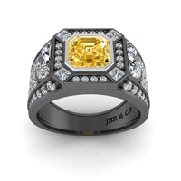 JBR Cadillac Bling Wedding Ring In Sterling Silver - JBR Jeweler