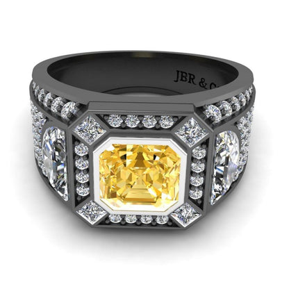 JBR Cadillac Bling Wedding Ring In Sterling Silver - JBR Jeweler