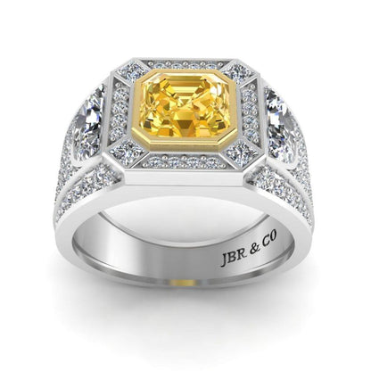 JBR Cadillac Bling Wedding Ring In Sterling Silver - JBR Jeweler