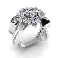 JBR Calla Lily S925 Engagement Ring - JBR Jeweler