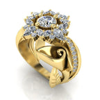 JBR Calla Lily S925 Engagement Ring - JBR Jeweler