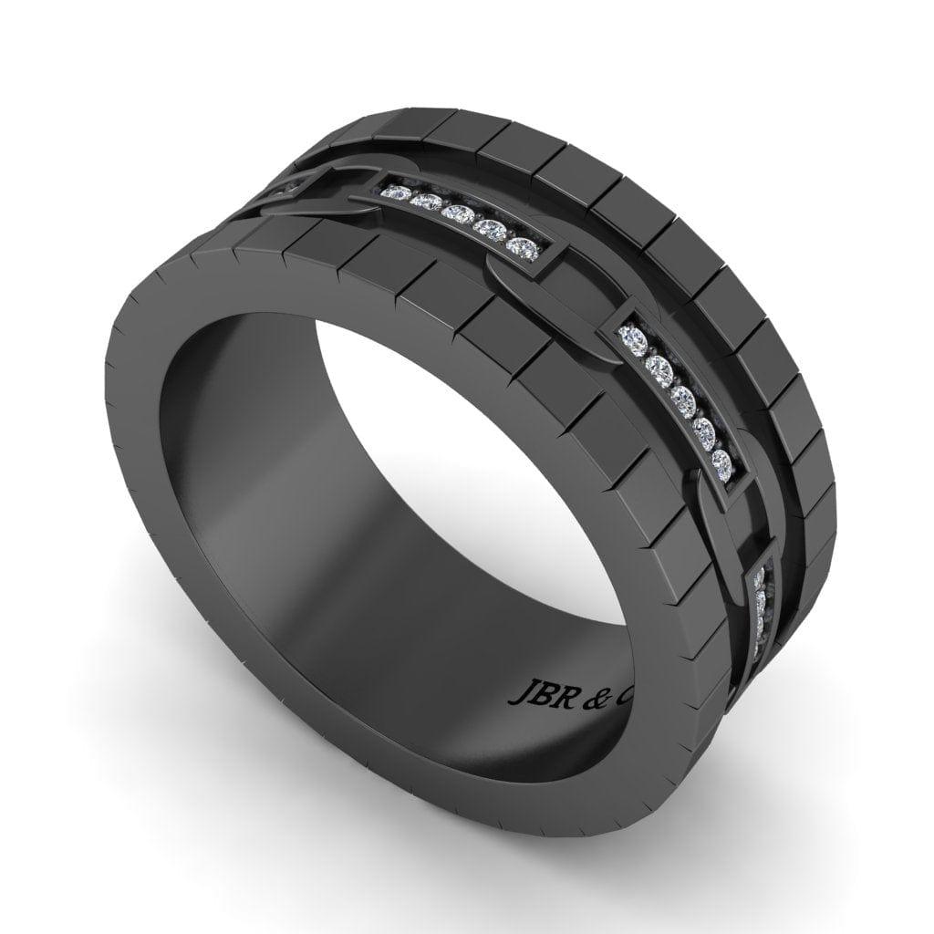 JBR Chain link Sterling Silver Wedding Band - JBR Jeweler