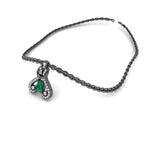 JBR Cinderella Dream Round Cut Diamond Sterling Silver Necklace - JBR Jeweler
