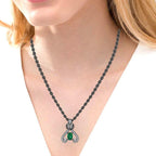 JBR Cinderella Dream Round Cut Diamond Sterling Silver Necklace - JBR Jeweler