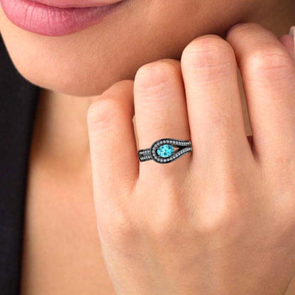 JBR Classic Aquamarine Sterling Silver Ring - JBR Jeweler