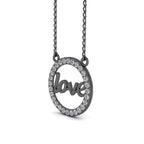 JBR Classic Love Symbol Sterling Silver Geometric Necklace - JBR Jeweler
