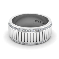 JBR Classic Mechanism Inspired Sterling Silver Band - JBR Jeweler