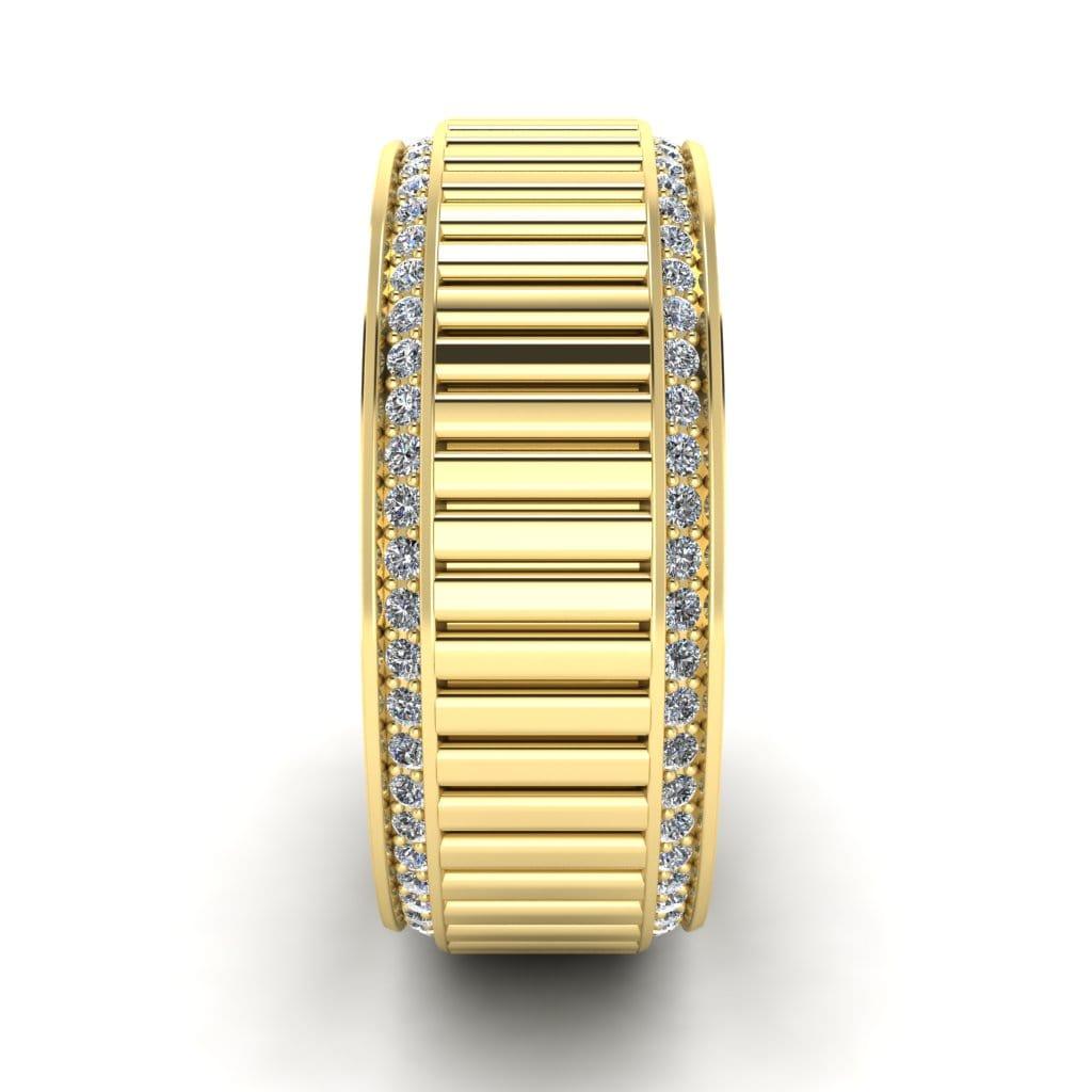JBR Classic Mechanism Inspired Sterling Silver Band - JBR Jeweler