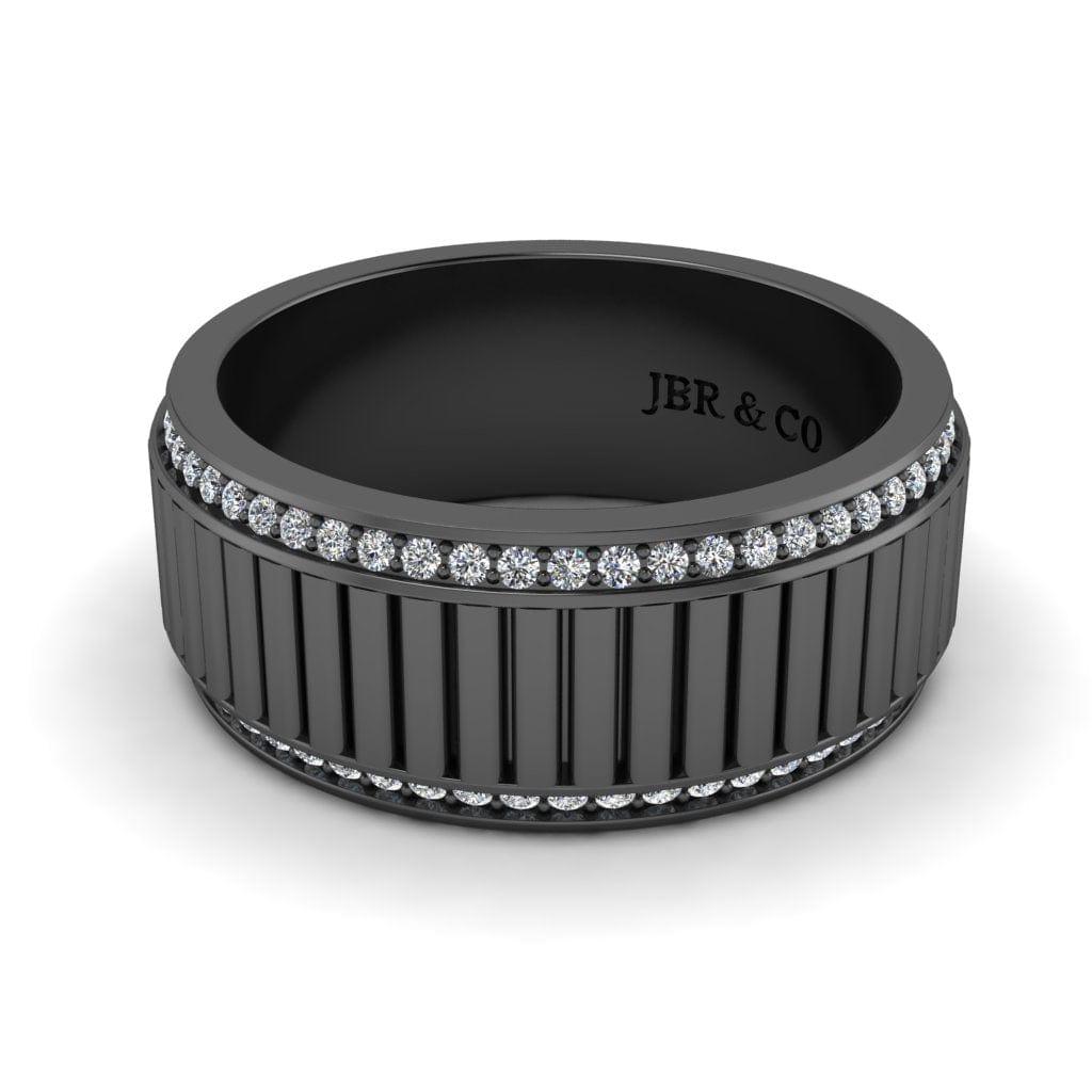 JBR Classic Mechanism Inspired Sterling Silver Band - JBR Jeweler