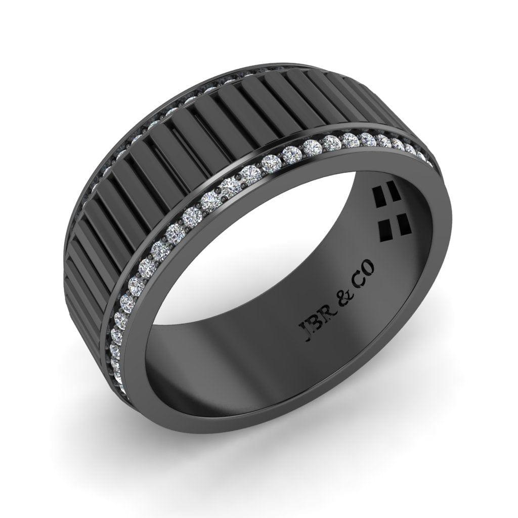 JBR Classic Mechanism Inspired Sterling Silver Band - JBR Jeweler