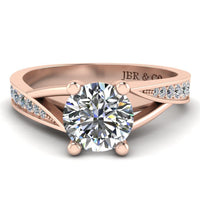 JBR Classic Round Cut Solitaire Sterling Silver Engagement Ring - JBR Jeweler