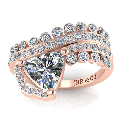 JBR Classic Three Row sterling Silver Wedding Band - JBR Jeweler