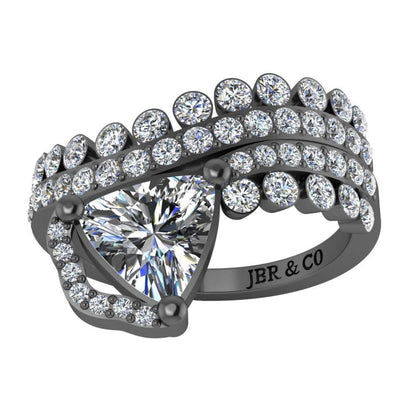 JBR Classic Three Row sterling Silver Wedding Band - JBR Jeweler