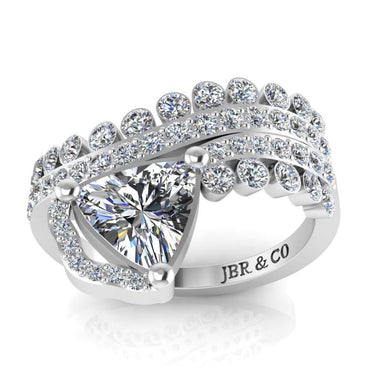 JBR Classic Three Row sterling Silver Wedding Band - JBR Jeweler