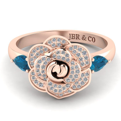 JBR Collectors Cinderella Style Sterling Silver Promise Ring - JBR Jeweler