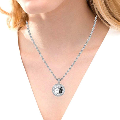 JBR Crown Style Medallion Rolex Sterling Silver Necklace - JBR Jeweler