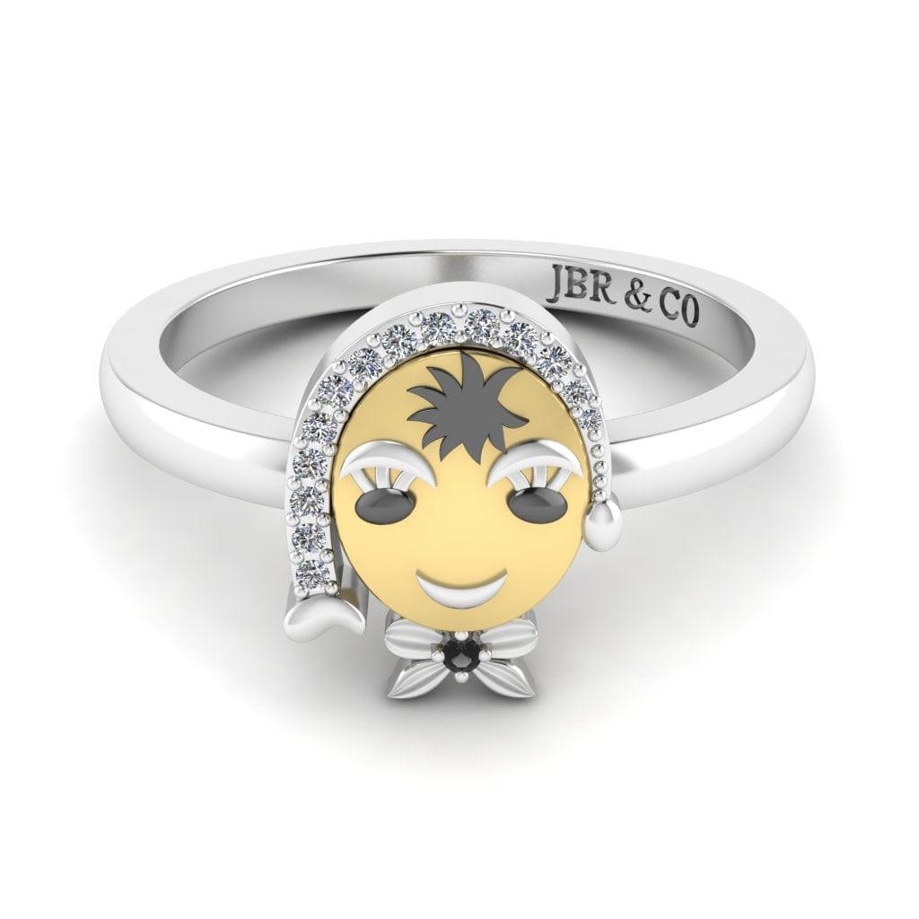 JBR Cute Ladylove Sterling Silver Ring - JBR Jeweler