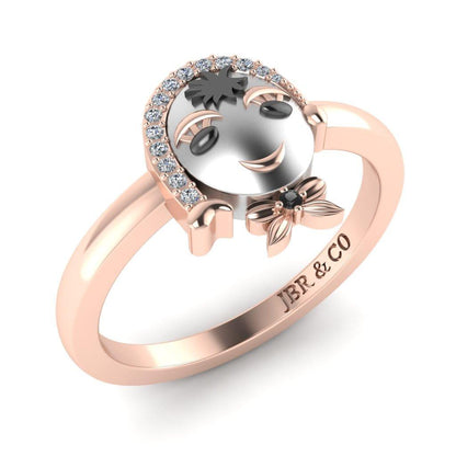 JBR Cute Ladylove Sterling Silver Ring - JBR Jeweler