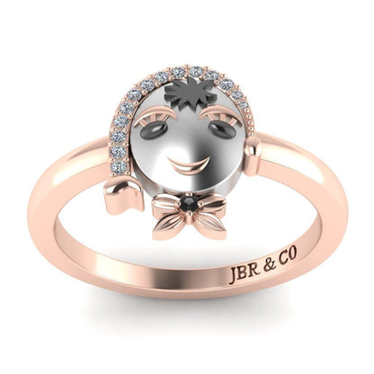 JBR Cute Ladylove Sterling Silver Ring - JBR Jeweler