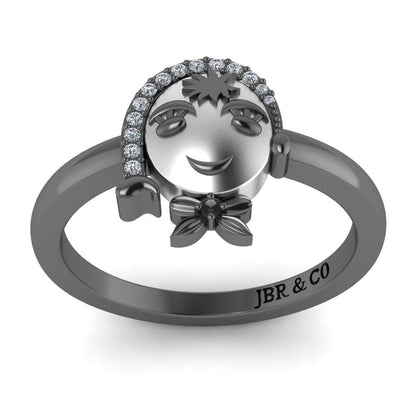 JBR Cute Ladylove Sterling Silver Ring - JBR Jeweler