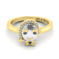 JBR Cute Ladylove Sterling Silver Ring - JBR Jeweler