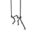 JBR Dainty Aquarius Zodiac Sign Sterling Silver Necklace - JBR Jeweler