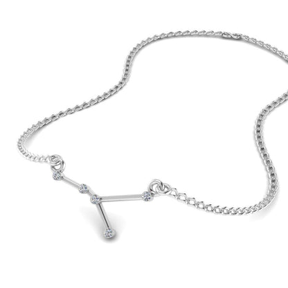 JBR Dainty Cancer Zodiac Sign Sterling Silver Necklace - JBR Jeweler