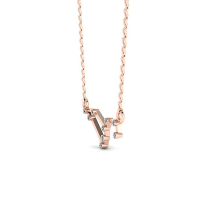 JBR Dainty Leo Zodiac Sign Sterling Silver Necklace - JBR Jeweler