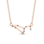 JBR Dainty Leo Zodiac Sign Sterling Silver Necklace - JBR Jeweler