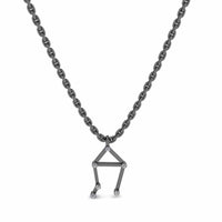 JBR Dainty Libra Zodiac Sign Sterling Silver Necklace - JBR Jeweler