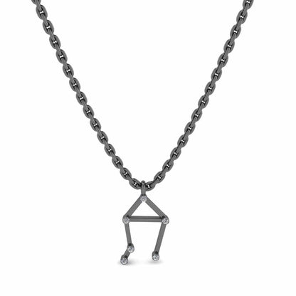 JBR Dainty Libra Zodiac Sign Sterling Silver Necklace - JBR Jeweler