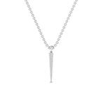 JBR Dainty Pave Diamond Drop Pendant In Sterling Silver - JBR Jeweler