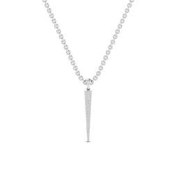 JBR Dainty Pave Diamond Drop Pendant In Sterling Silver - JBR Jeweler