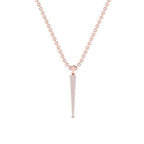 JBR Dainty Pave Diamond Drop Pendant In Sterling Silver - JBR Jeweler