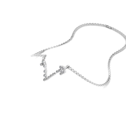 JBR Dainty Pisces Zodiac Sign Sterling Silver Necklace - JBR Jeweler