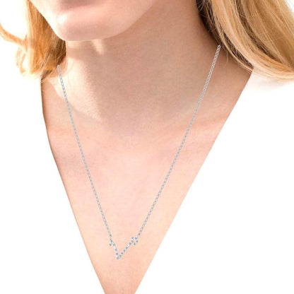 JBR Dainty Pisces Zodiac Sign Sterling Silver Necklace - JBR Jeweler