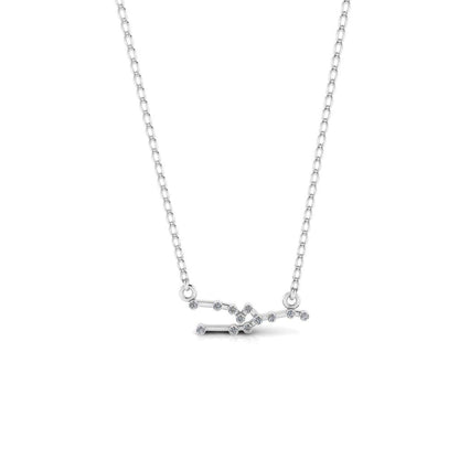 JBR Dainty Taurus Zodiac Sign Sterling Silver Necklace - JBR Jeweler