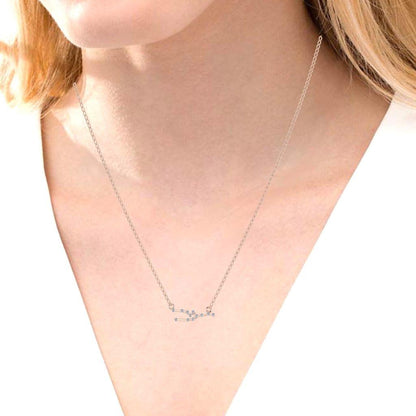 JBR Dainty Taurus Zodiac Sign Sterling Silver Necklace - JBR Jeweler