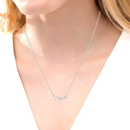 JBR Dainty Taurus Zodiac Sign Sterling Silver Necklace - JBR Jeweler