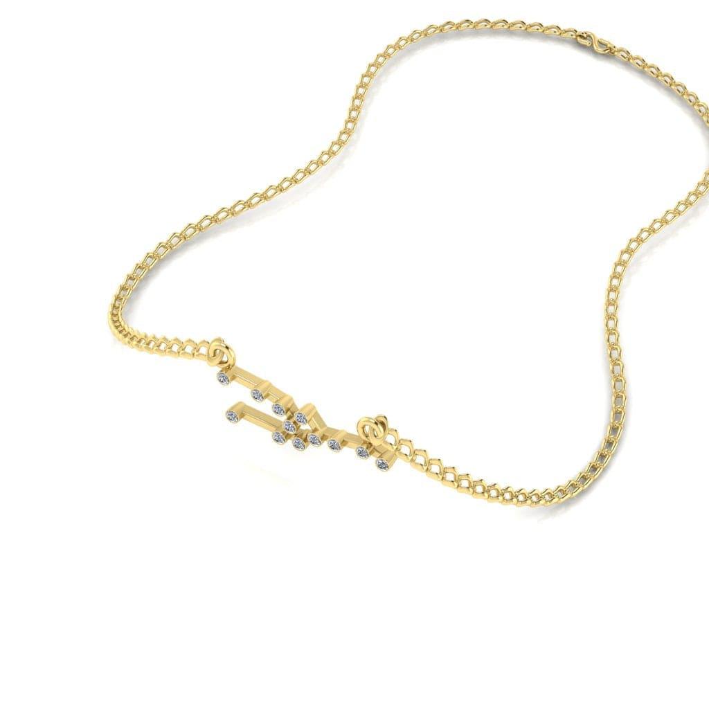 JBR Dainty Taurus Zodiac Sign Sterling Silver Necklace - JBR Jeweler