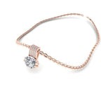 JBR Dazzling Oval Cut Diamond Sterling Silver Pendant Necklace - JBR Jeweler
