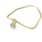 JBR Dazzling Oval Cut Diamond Sterling Silver Pendant Necklace - JBR Jeweler