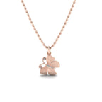 JBR Delicate Butterfly Beads Sterling Silver Necklaces - JBR Jeweler