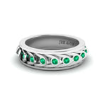 JBR Jeweler Silver Ring 3 / Silver JBR Eternity Round Cut Sterling Silver Women's Band